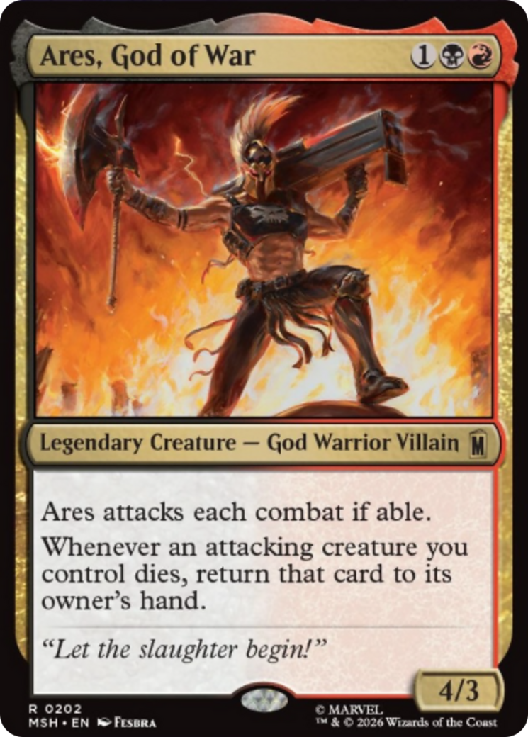 Ares, God of War (MSH) - Foil