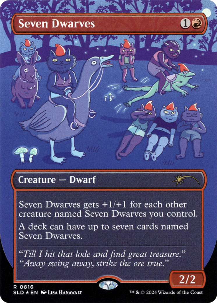 Seven Dwarves (0816) (Borderless) - Foil