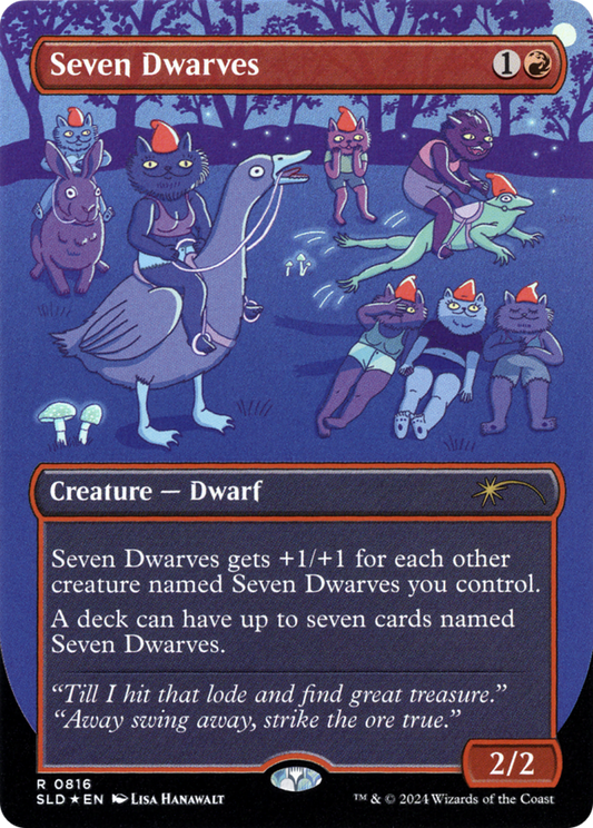 Seven Dwarves (0816) (Borderless) - Foil