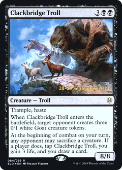 Clackbridge Troll (084) (Prerelease) - Foil