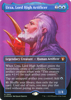 Urza, Lord High Artificer (1060) (Borderless) - Textured Foil