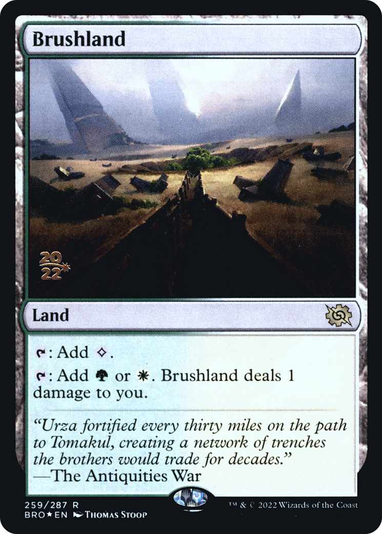Brushland (259) (Prerelease) - Foil