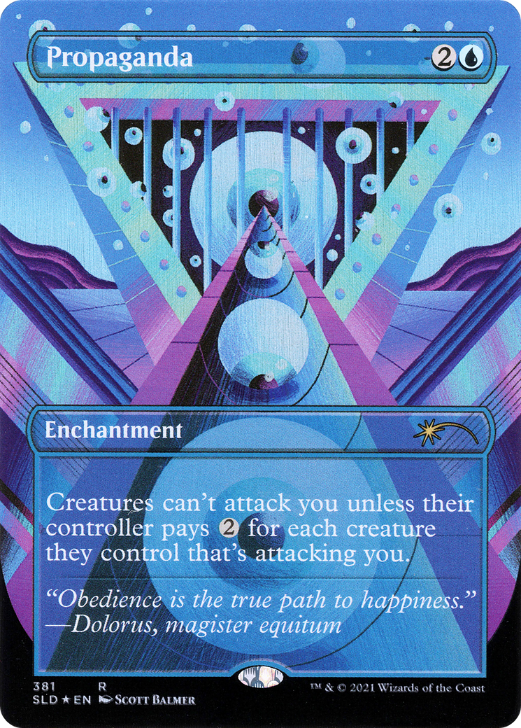 Propaganda (381) (Borderless) (Reversible) (SLD) - Foil