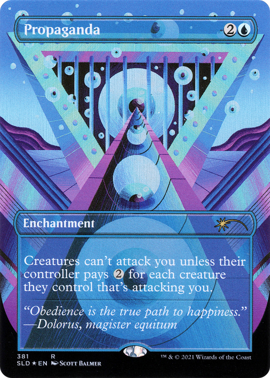 Propaganda (381) (Borderless) (Reversible) (SLD) - Foil