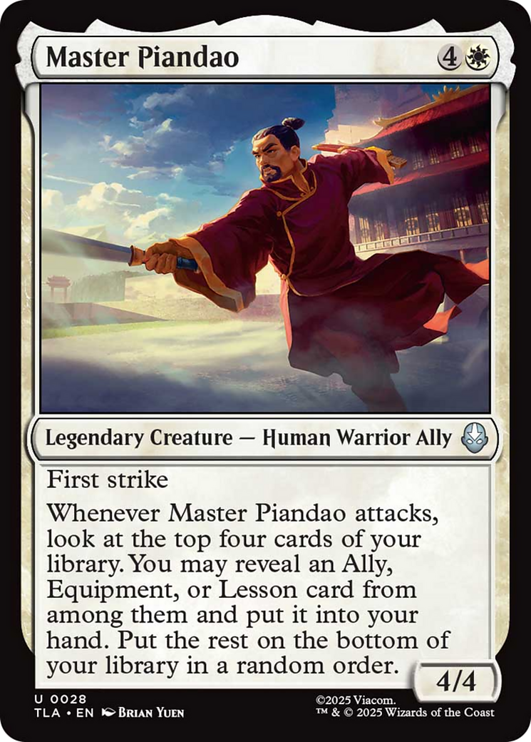 Master Piandao tla