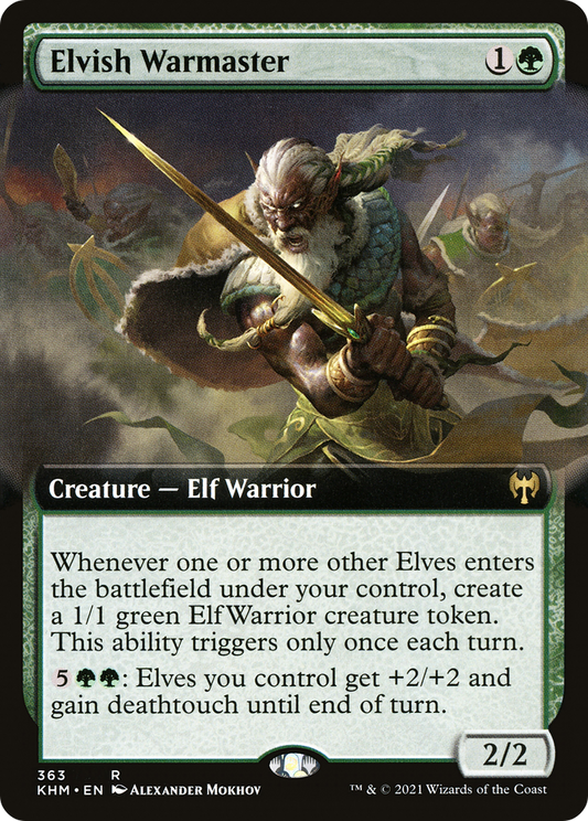 Elvish Warmaster (363) (Extended Art)