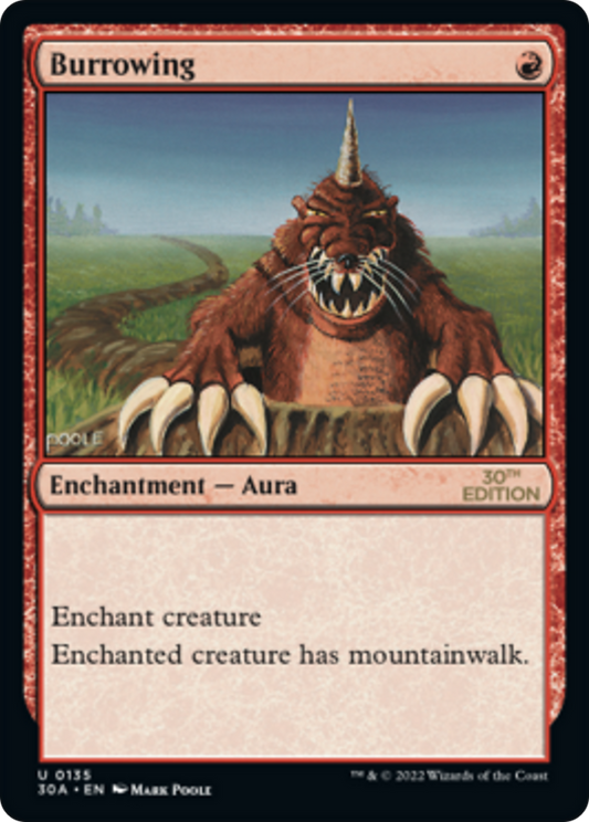 Burrowing (Modern Frame)