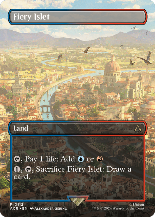 Fiery Islet (0112) (Borderless) - Foil