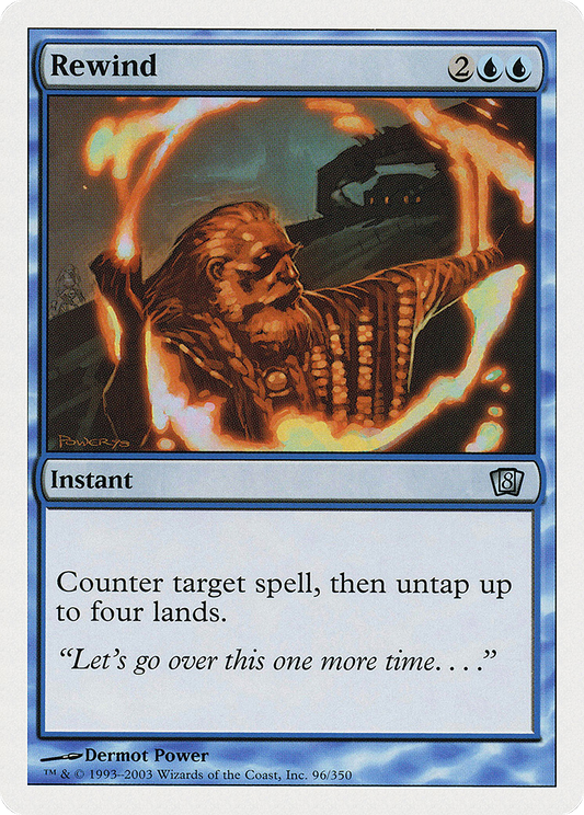 Rewind (8th Edition) (Oversized) (Box Topper Promo) (O8TH)