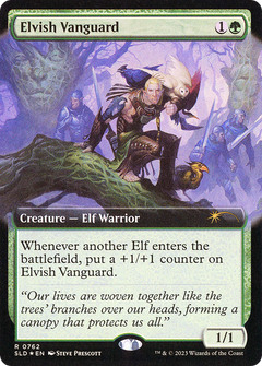 Elvish Vanguard (0762) (Extended Art) - Foil