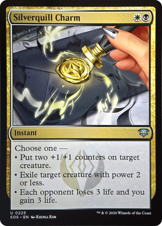 Silverquill Charm (0225) (SOS)