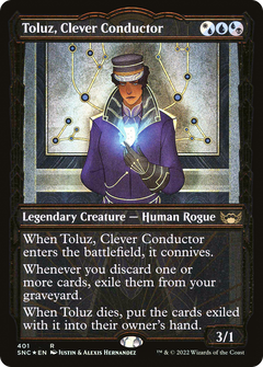 Toluz, Clever Conductor (401) (Showcase) - Gilded Foil