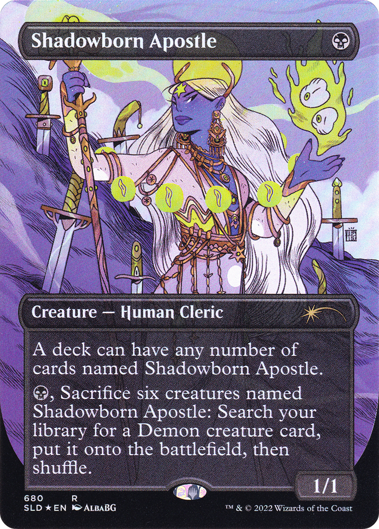 Shadowborn Apostle (680) (Borderless) - Foil