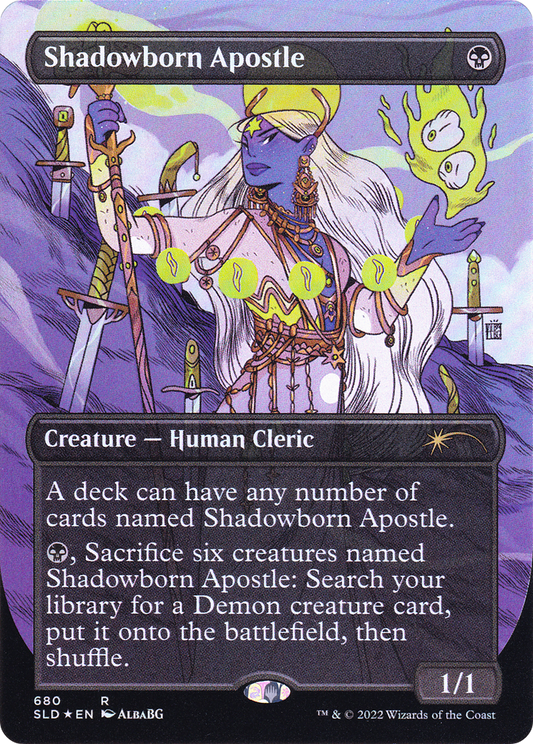 Shadowborn Apostle (680) (Borderless) - Foil