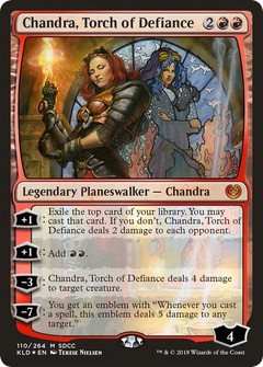 Chandra, Torch of Defiance (110) (SDCC) - Foil