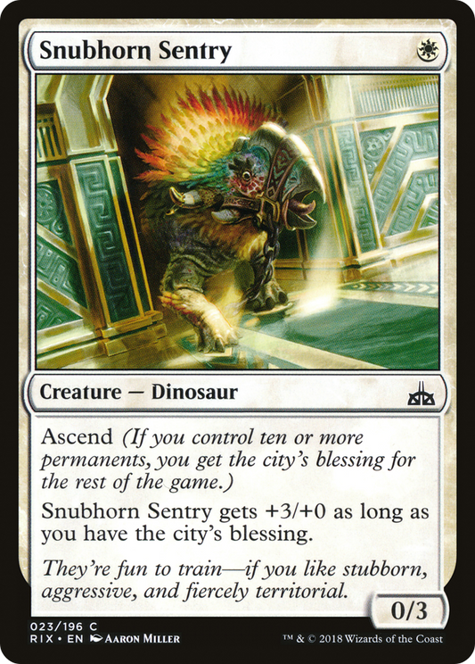 Snubhorn Sentry - Foil