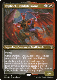 Raphael, Fiendish Savior - Foil Etched