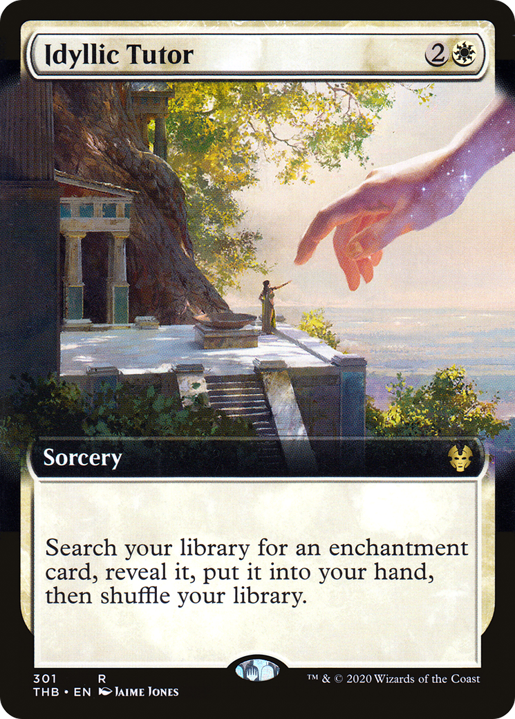 Idyllic Tutor (301) (Extended Art) - Foil