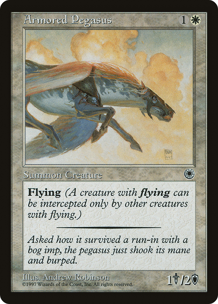 Armored Pegasus (With Reminder Text)