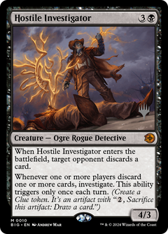 Hostile Investigator (0010) (Promo Pack) (PBIG) - Foil