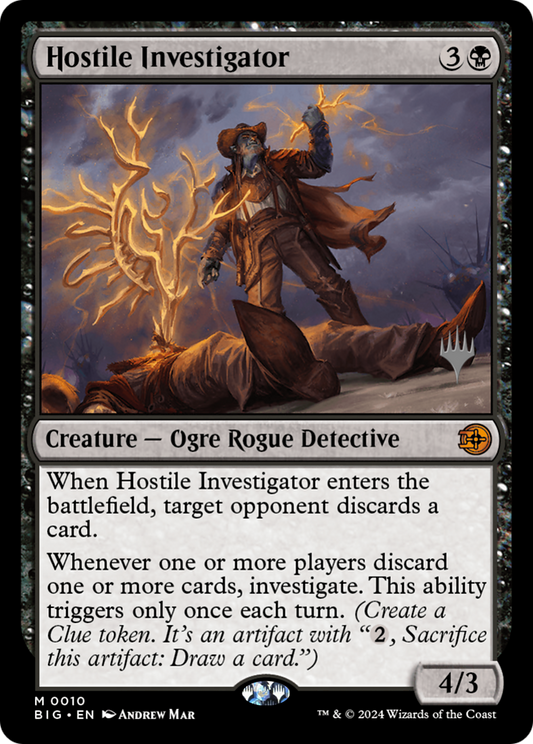 Hostile Investigator (0010) (Promo Pack) (PBIG) - Foil