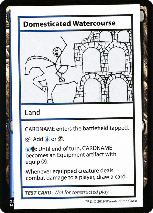 Domesticated Watercourse (No PW Symbol)