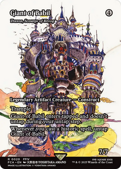 Giant of Babil [Traxos, Scourge of Kroog] (0020) (Borderless) - Foil