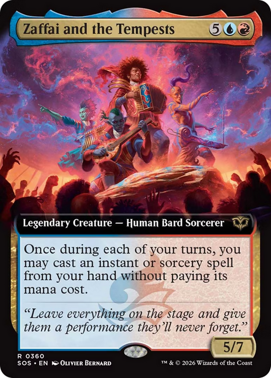 Zaffai and the Tempests (0360) (Extended Art) (SOS) - Foil