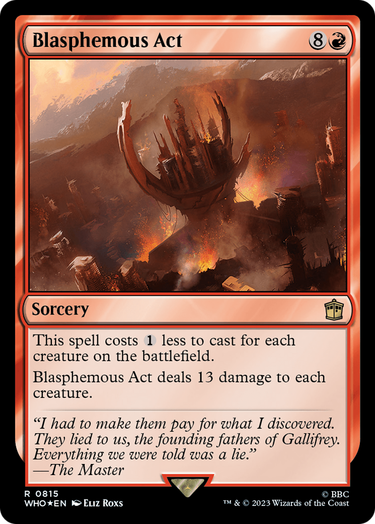 Blasphemous Act (0815) - Surge Foil