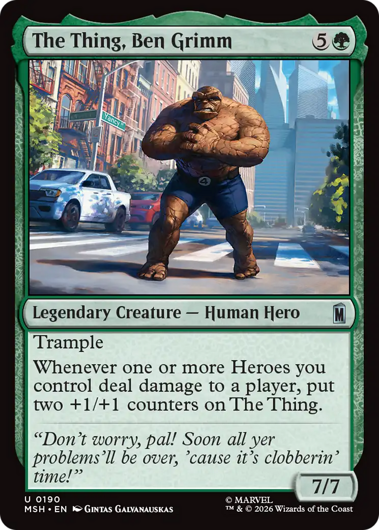 The Thing, Ben Grimm (0190) (MSH)