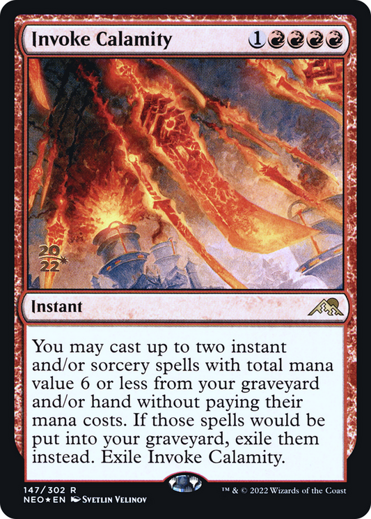 Invoke Calamity (147) (Prerelease) - Foil