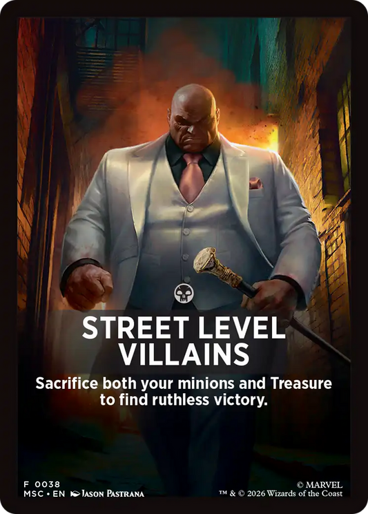 Street Level Villains (0038) (Theme Card) (FMSC)
