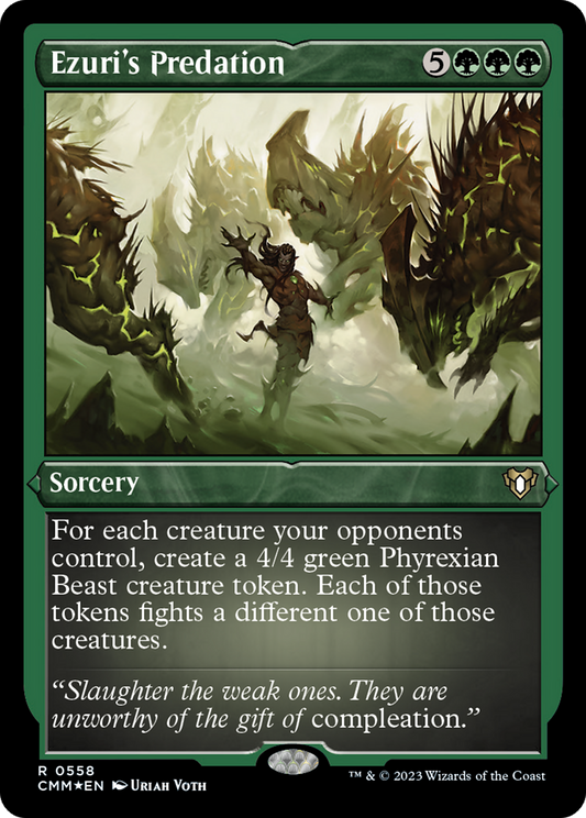 Ezuri's Predation (0558) - Foil Etched