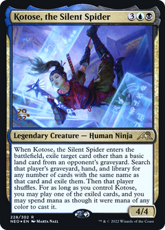 Kotose, the Silent Spider (228) (Prerelease) - Foil