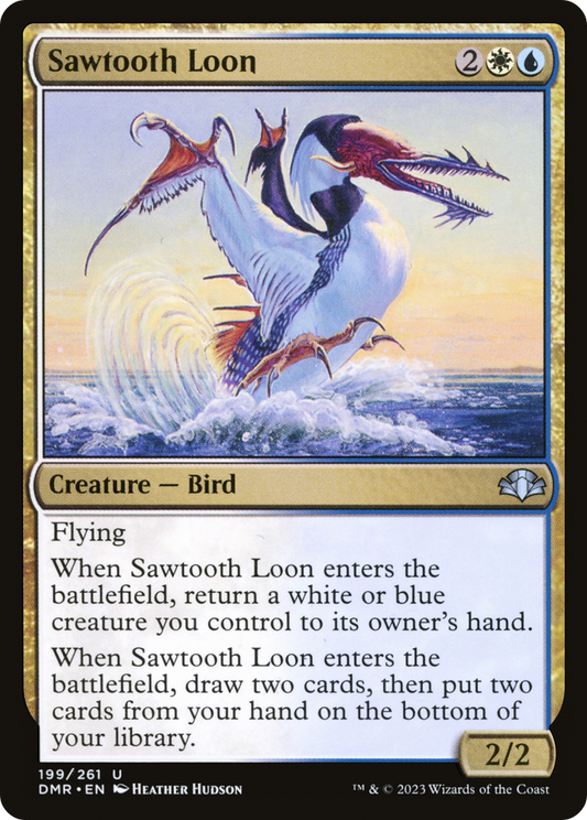Sawtooth Loon - Foil