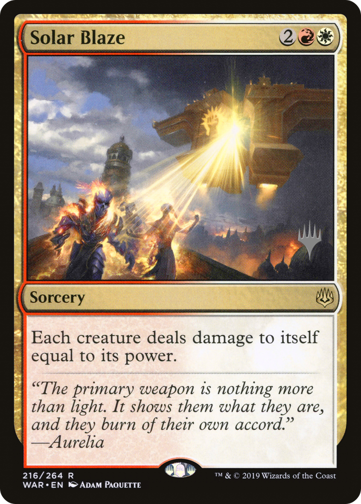 Solar Blaze (216) (Promo Pack)