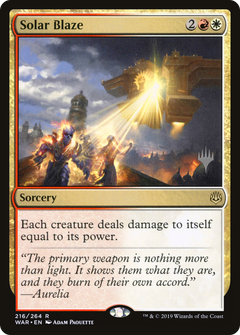 Solar Blaze (216) (Promo Pack) - Foil