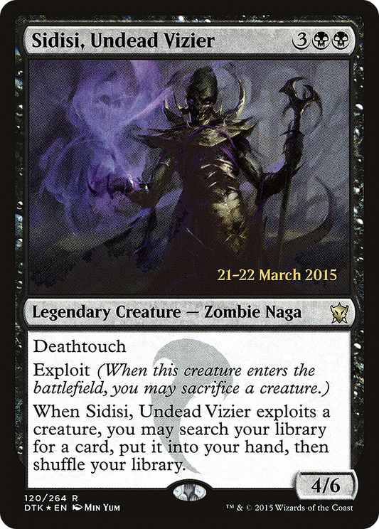 Sidisi, Undead Vizier (120) (Prerelease) - Foil