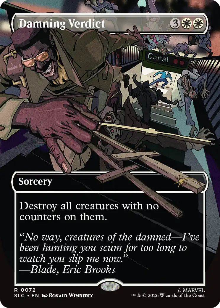 Damning Verdict (0072) (Borderless) (SLC)