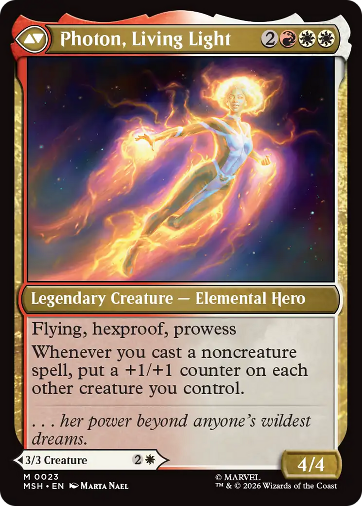 Monica Rambeau // Photon, Living Light (0023) (MSH) - Foil