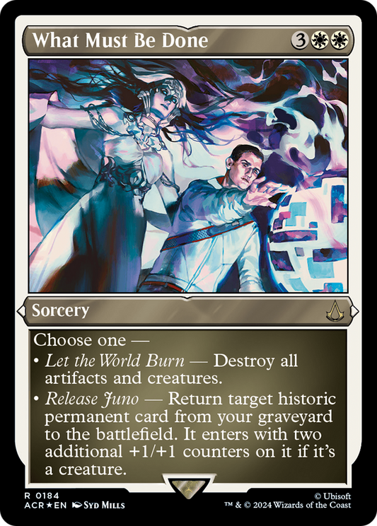 What Must Be Done (0184) - Foil Etched