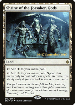 Shrine of the Forsaken Gods (245) (Prerelease) - Foil