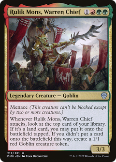 Rulik Mons, Warren Chief - Foil