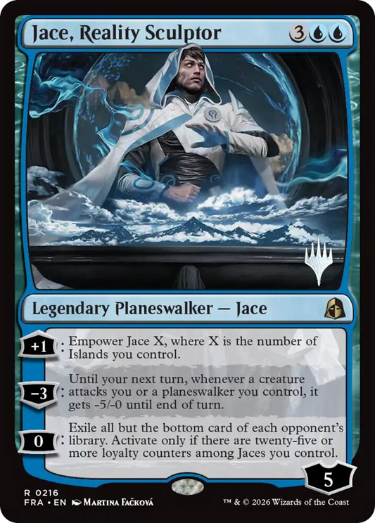 Jace, Reality Sculptor (0216) (Promo Pack) (PFRA) - Foil
