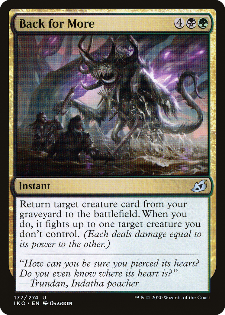 Back for More - Foil
