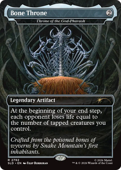 Bone Throne [Throne of the God-Pharaoh] (2792) (Borderless) (SLD)