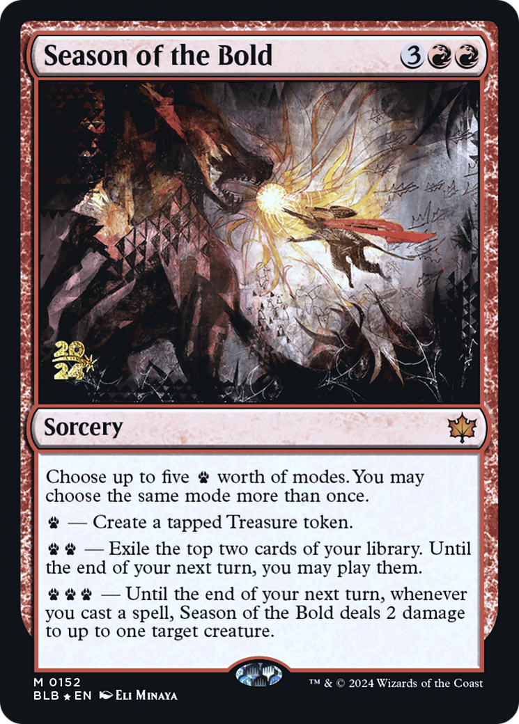 Season of the Bold (0152) (Prerelease) - Foil