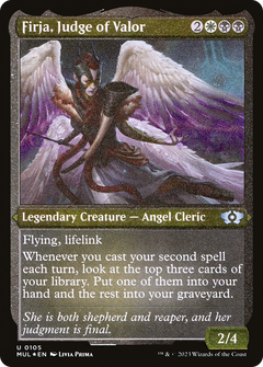 Firja, Judge of Valor (0105) - Foil Etched