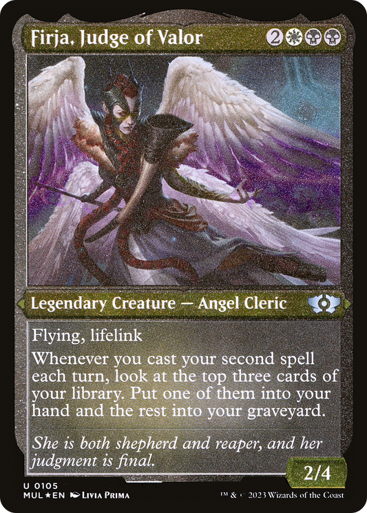 Firja, Judge of Valor (0105) - Foil Etched