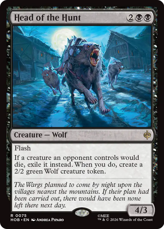 Head of the Hunt (HOB) - Foil